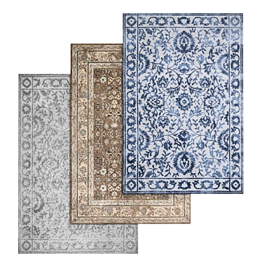 High-Quality Carpet Set 3D model image 1 