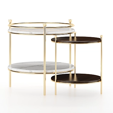 Elegant Erni Side Table 3D model image 1 