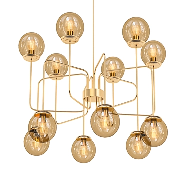 Contemporary Pedret 2020 Chandelier 3D model image 1 