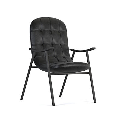 Modern Comfort at Home: FINN Chair 3D model image 1 