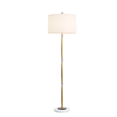 Vintage-inspired Barnes Floor Lamp 3D model image 1 