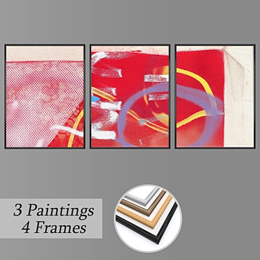 Multifunctional Wall Painting Set 3D model image 1 