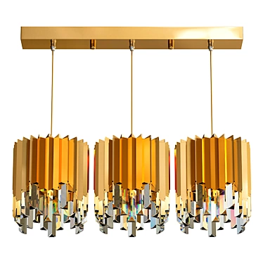 Elegant FSS E14 Base Lamp 3D model image 1 