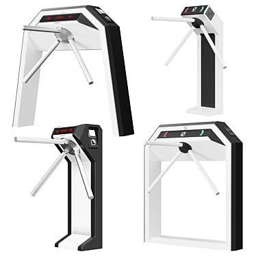 Smooth Turnstile Bundle 3D model image 1 