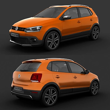 Volkswagen Crosspolo 2010: Detailed 3D Model 3D model image 1 