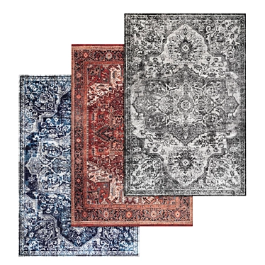 Title: Premium Carpet Set 3D model image 1 