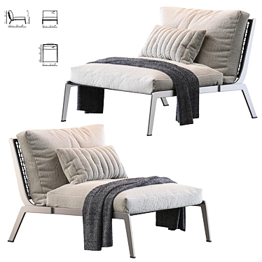 Elevate Your Comfort: Happy Flexform 3D model image 1 