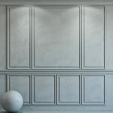 Puritan Gray Decorative Plaster 3D model image 1 