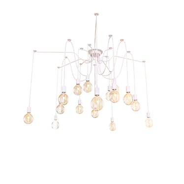 Loft IT White Pendant Light 3D model image 1 