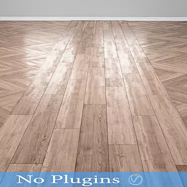 Natural Wood Floor 14 3D model image 1 