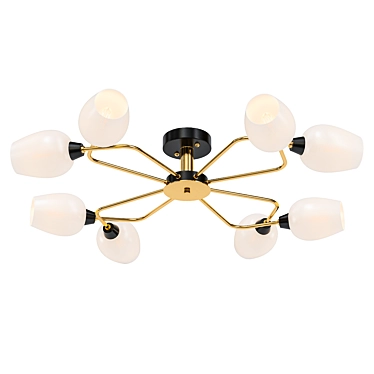 Elegant MW-Light Olympia Chandelier 3D model image 1 