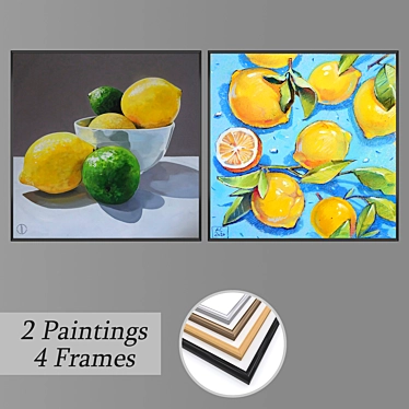 Versatile Set of Wall Art No 2102 3D model image 1 