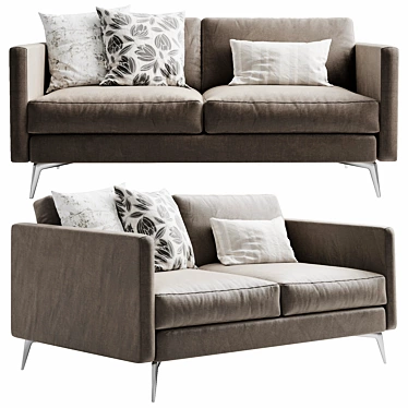 Boconcept Osaka 3 - Modern Style Sofa 3D model image 1 