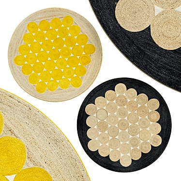 Elegant Circle Rugs | No. 062 3D model image 1 