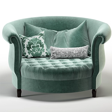 Luxury Harlow Cuddle Chair 3D model image 1 