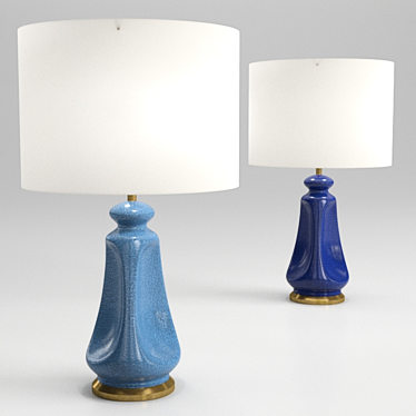 Elegant Kapila Table Lamp 3D model image 1 