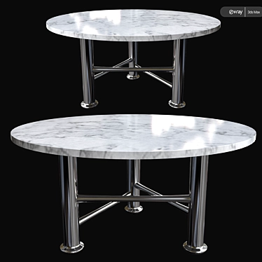 Modern Gervasoni NEXT Table 3D model image 1 