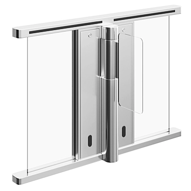 Sleek BLOKPOST Turnstiles: Modern Security Solution 3D model image 1 