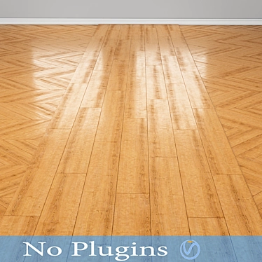 Classic Oak Wood Floor 3D model image 1 