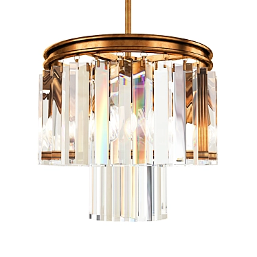 Dazzling El Dorado Chandelier 3D model image 1 