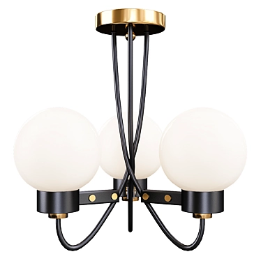 Elegant Chelton Ceiling Light 3D model image 1 