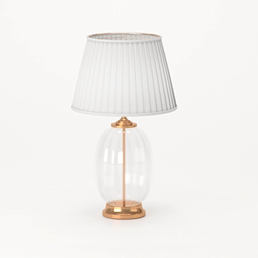 Elegant Baymont Table Lamp 3D model image 1 