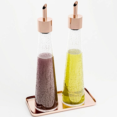 Copper Oil & Vinegar Duo 3D model image 1 