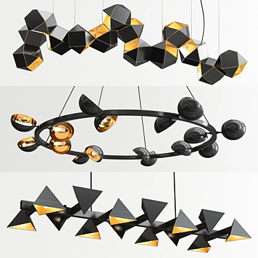 Geometric Chandelier Collection - 3 type