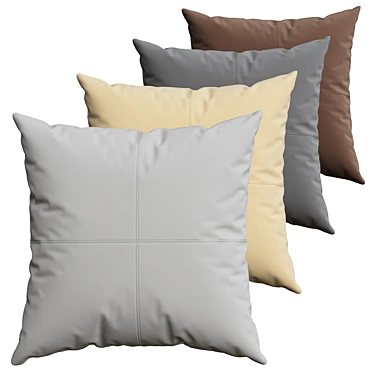 Cozy Comfort Pillows Collection 3D model image 1 