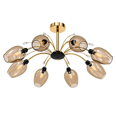 Elegant Hanging Chandelier - Citilux CL108185 3D model image 1 