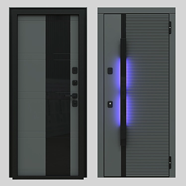 Designer Doors: Prima Fortezza MB06 3D model image 1 