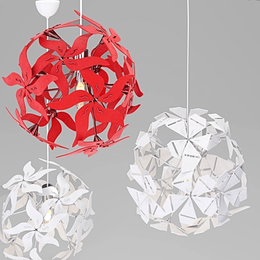 Ramsele Hanging Lamp - Stylish and Versatile Light Fixture 3D model image 1 