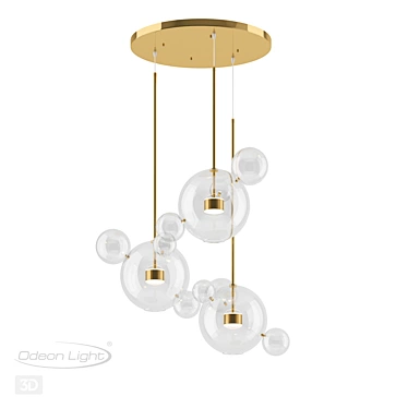 Odeon Light Bubbles Pendant 3D model image 1 