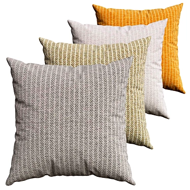 Cozy Comfort Pillow Collection 3D model image 1 