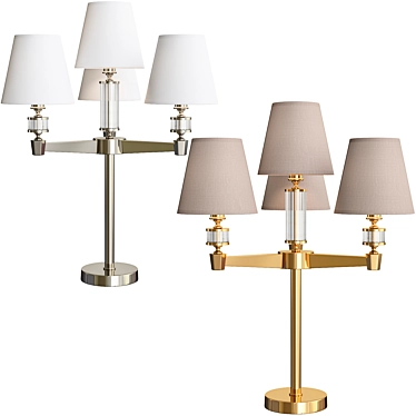 Elegant MW-Light DelRey Table Lamp 3D model image 1 