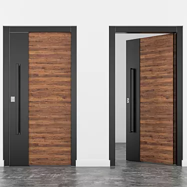 Contemporary Entryway Door 3D model image 1 