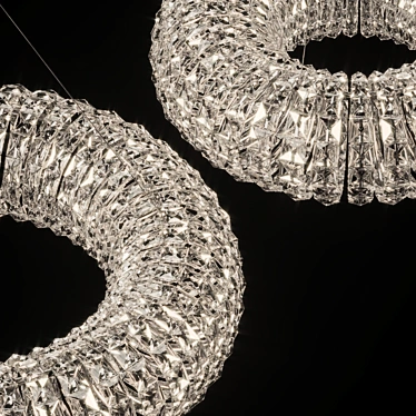 Crystal Chandelier LERD - Elegant Lighting Solution 3D model image 1 