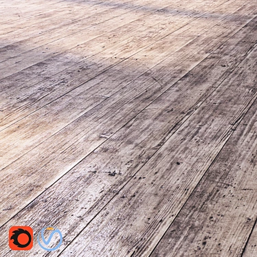 Seamless Wood Tile-Light: V-Ray & Corona Render (3Ds Max 2015, OBJ, FBX) 3D model image 1 