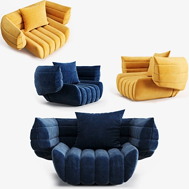Sensory Comfort Chair 3D model image 1 
