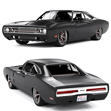 Legendary Dodge Charger: Classic Elegance 3D model image 1 