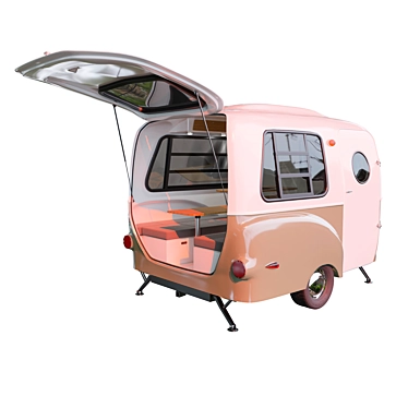 Modular Travel Trailer with TurboSmooth 3D model image 1 