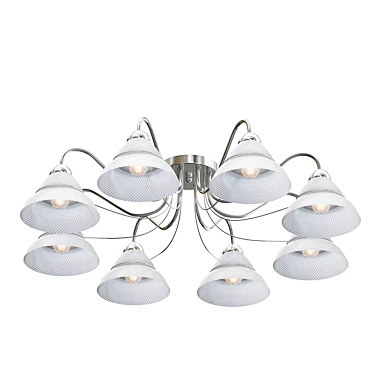 Elegant Freya Berta Ceiling Chandelier 3D model image 1 