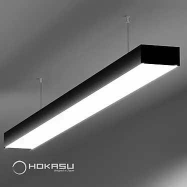 Linear lamp HOKASU 75/35 Black (suspended)