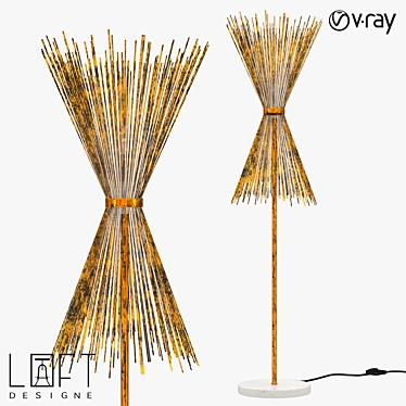 Industrial Floor Lamp: LoftDesigne 10450 Model 3D model image 1 