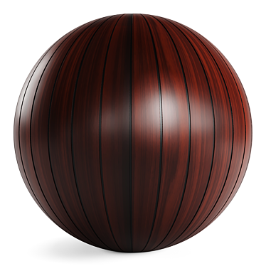 Cedar Siding: High-Quality PBR Textures 3D model image 1 