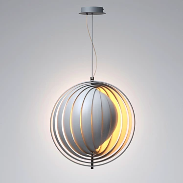  Lunar Glow Pendant Light 3D model image 1 