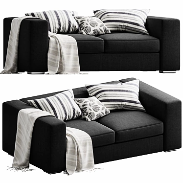 Modern Boconcept Cenova Sofa: Stylish & Versatile 3D model image 1 