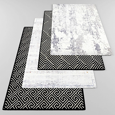 Title: Modern Style Rugs Set 3D model image 1 