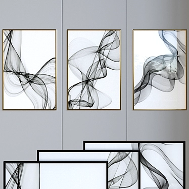 Abstract Canvas Art - 900x600 3D model image 1 