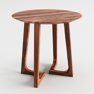 Scandinavian Designs Cress Round End Table 3D model image 1 